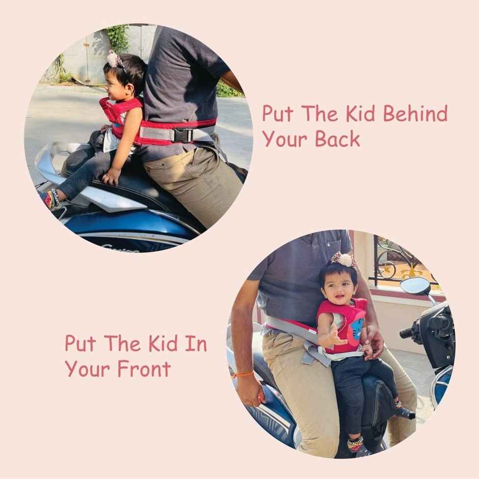 Polka Tots Two-Wheeler Baby Carrier for Kids | Lion