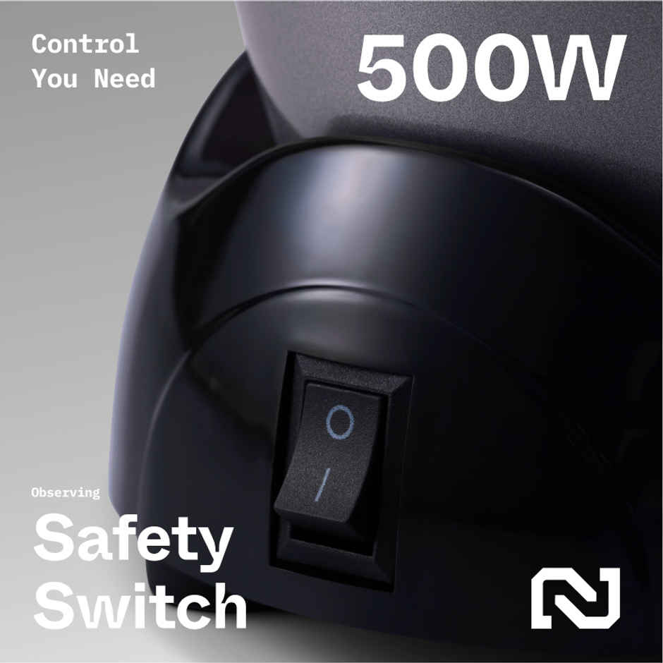 NUTRIPRO Nutri Blender Juicer Mixer Grinder 500W- 3 Jars & 2 Blades | Silver