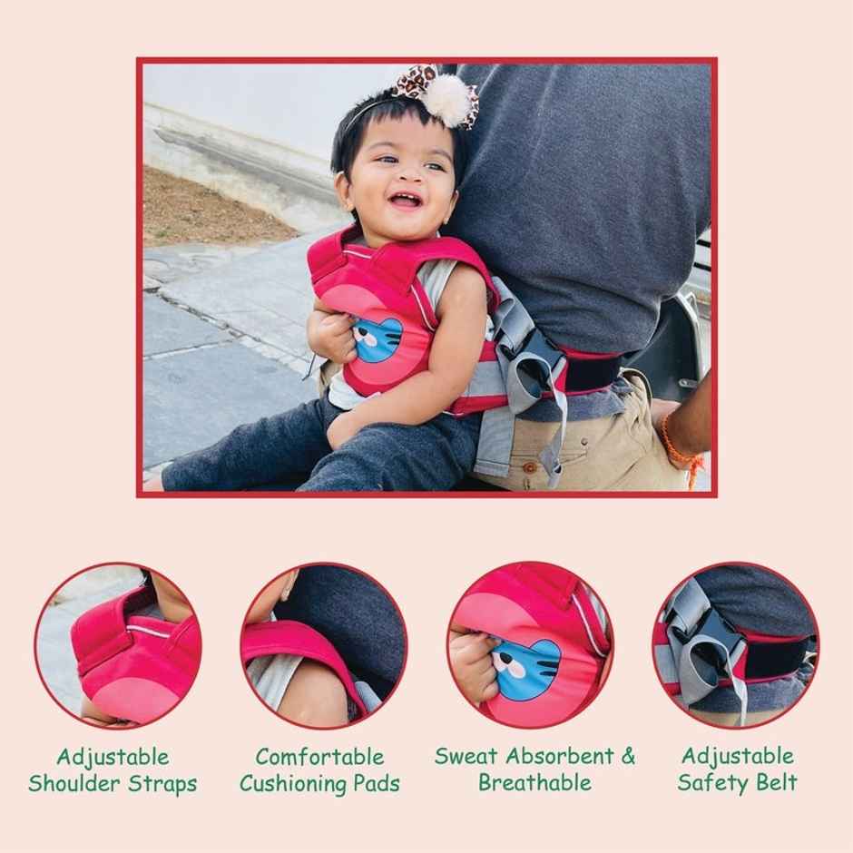 Polka Tots Two-Wheeler Baby Carrier for Kids | Lion