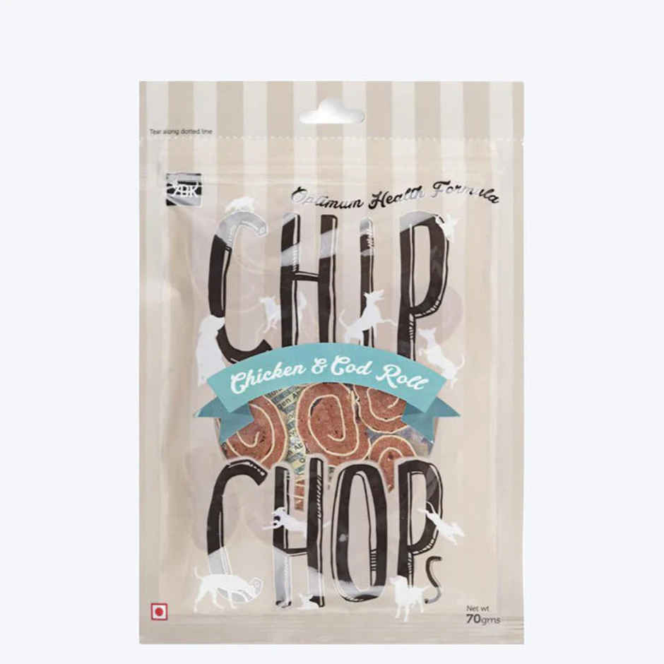 Chip Chops Chicken and Codfish Roll Dog Treat