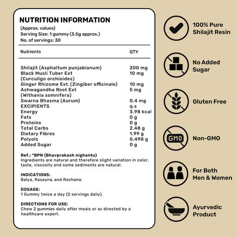 What's Up Wellness Shilajit Gummies - Gold Dust