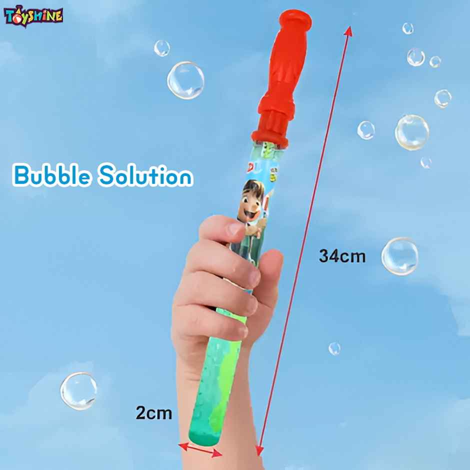 Toyshine Bubble Wands Sticks for Endless Joy & Fun Bubble Solution for Children | Multicolour