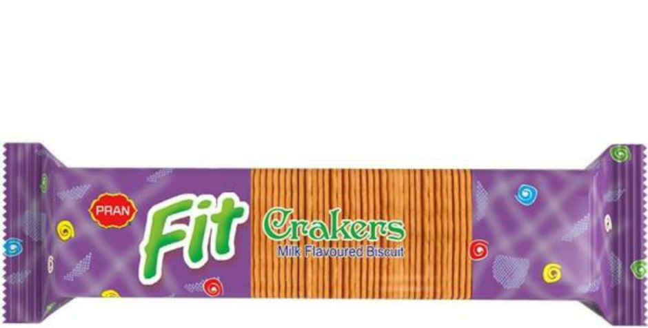 Pran Fit Crackers Milk Flavored Biscuit