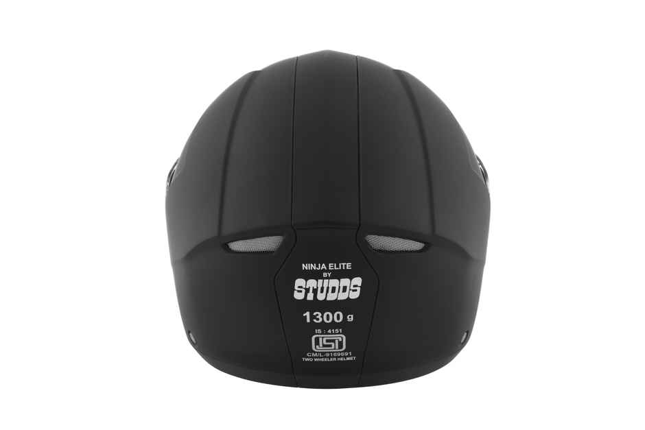 Studds Ninja Elite Flip-up Helmet |Black - M