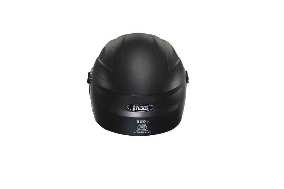 Studds Ray Isi Certified Open Face Motorcycle Helmet For Men And Women With Visor (Black - M)