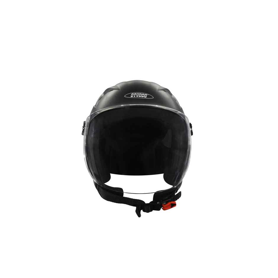 Studds Ray Isi Certified Open Face Motorcycle Helmet For Men And Women With Visor (Black - M)