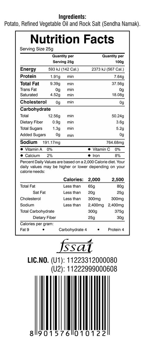 Modern Kitchens Potato Chips Salted