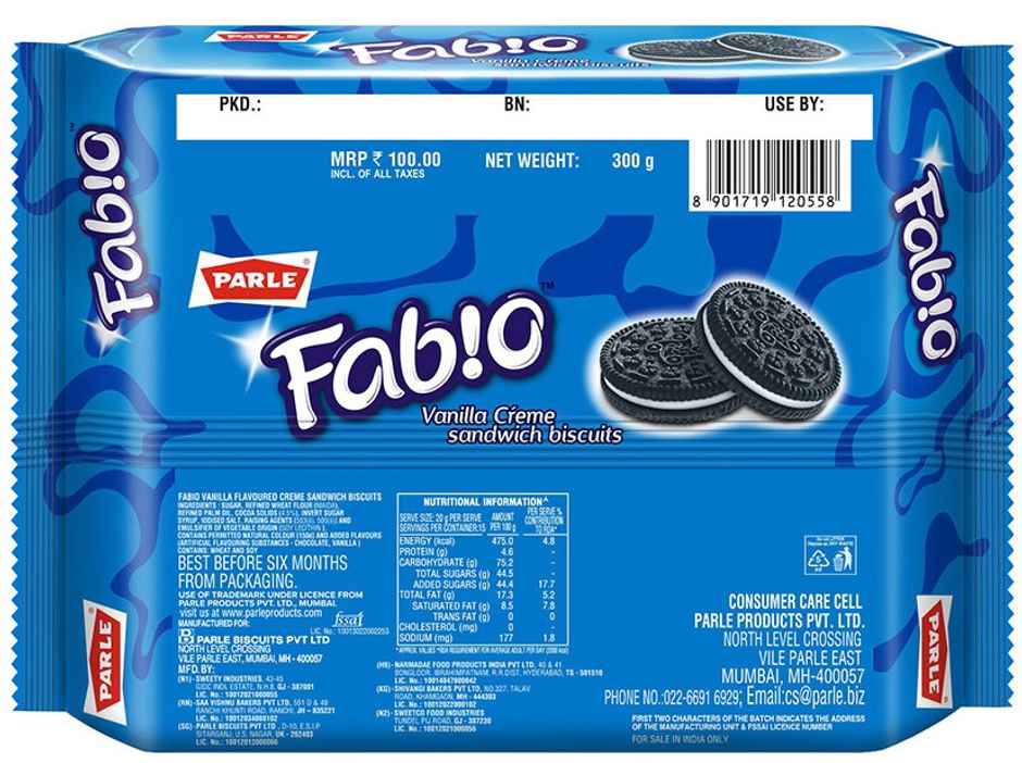 Parle Fabio Vanilla