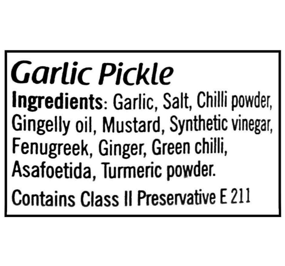 Double Horse Garlic Pickle