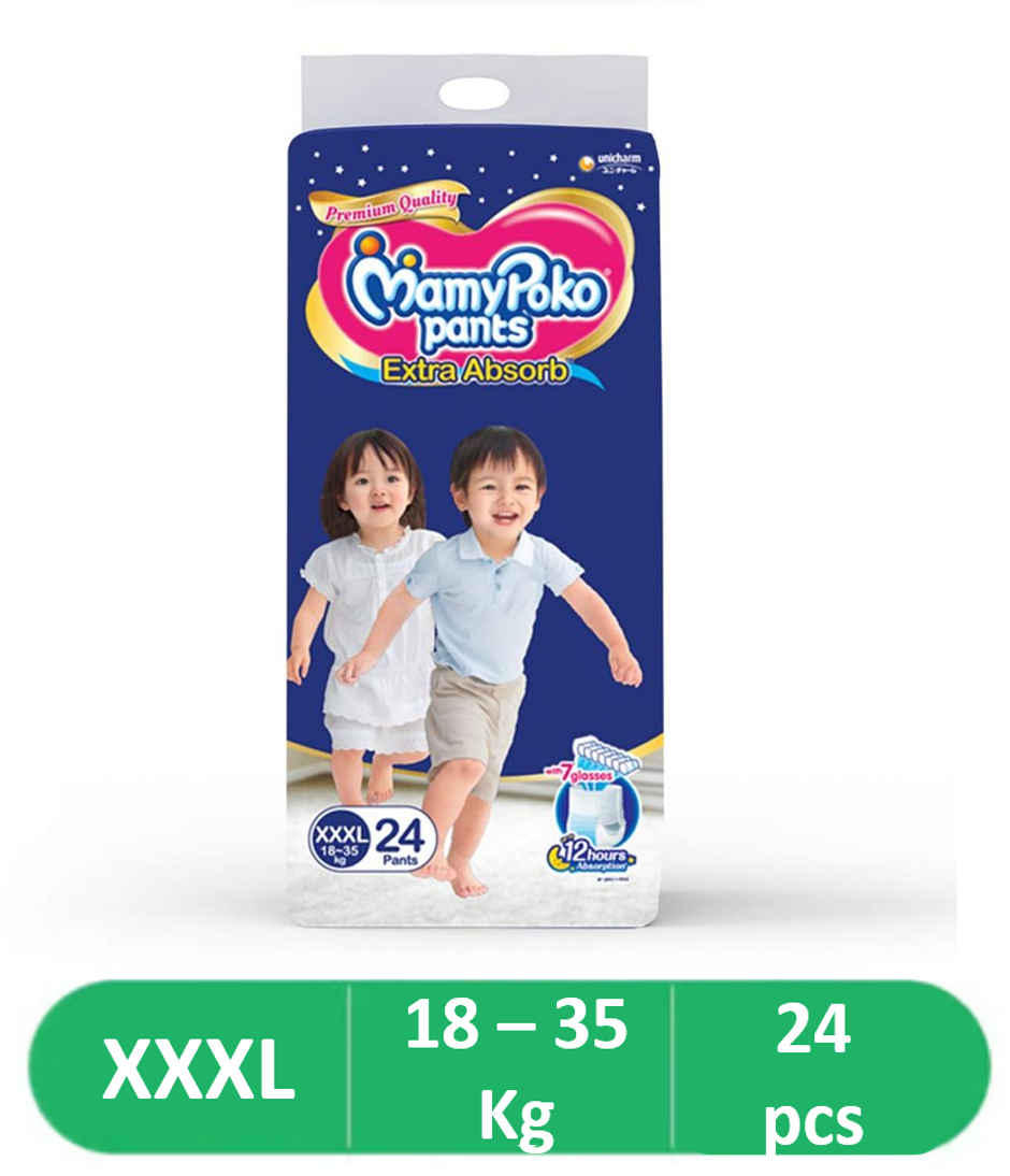 Mamypoko Pants Extra Absorb Diapers (Xxxl)