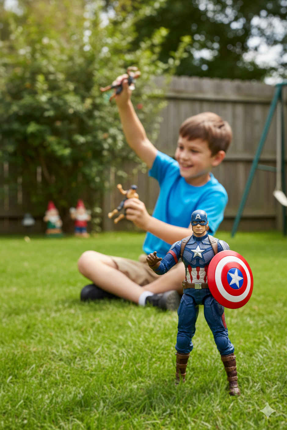 Striders Licensed Captain America Superhero Action Figure | 7 inch