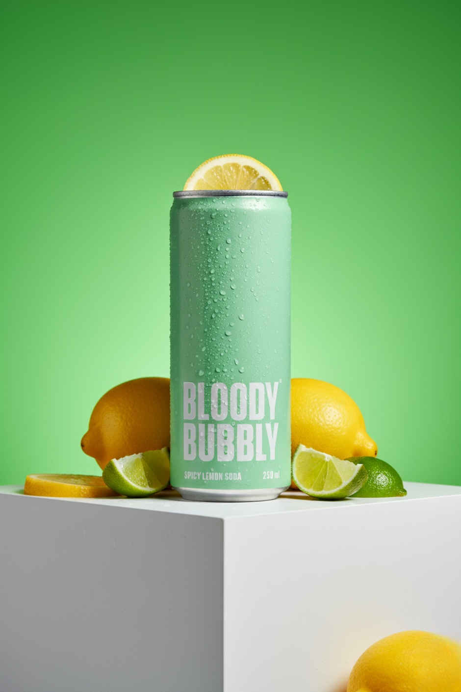 Bloody Bubbly Spicy Lemon Soda