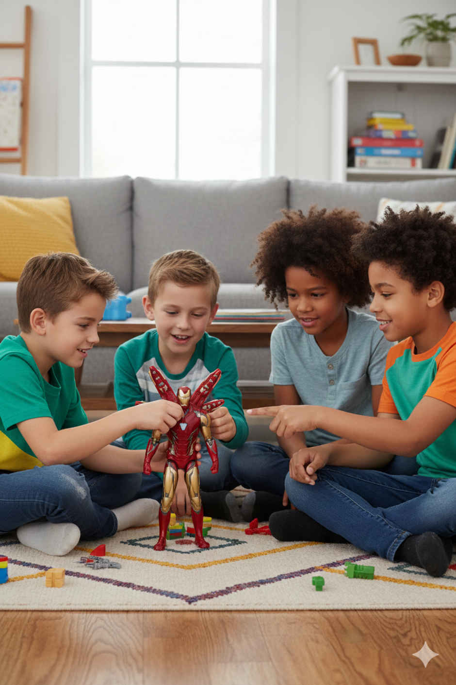 Striders Marvel Iron Man MK85 Poseable Figure Superhero Toy for Kids & Collectors - 7 inch