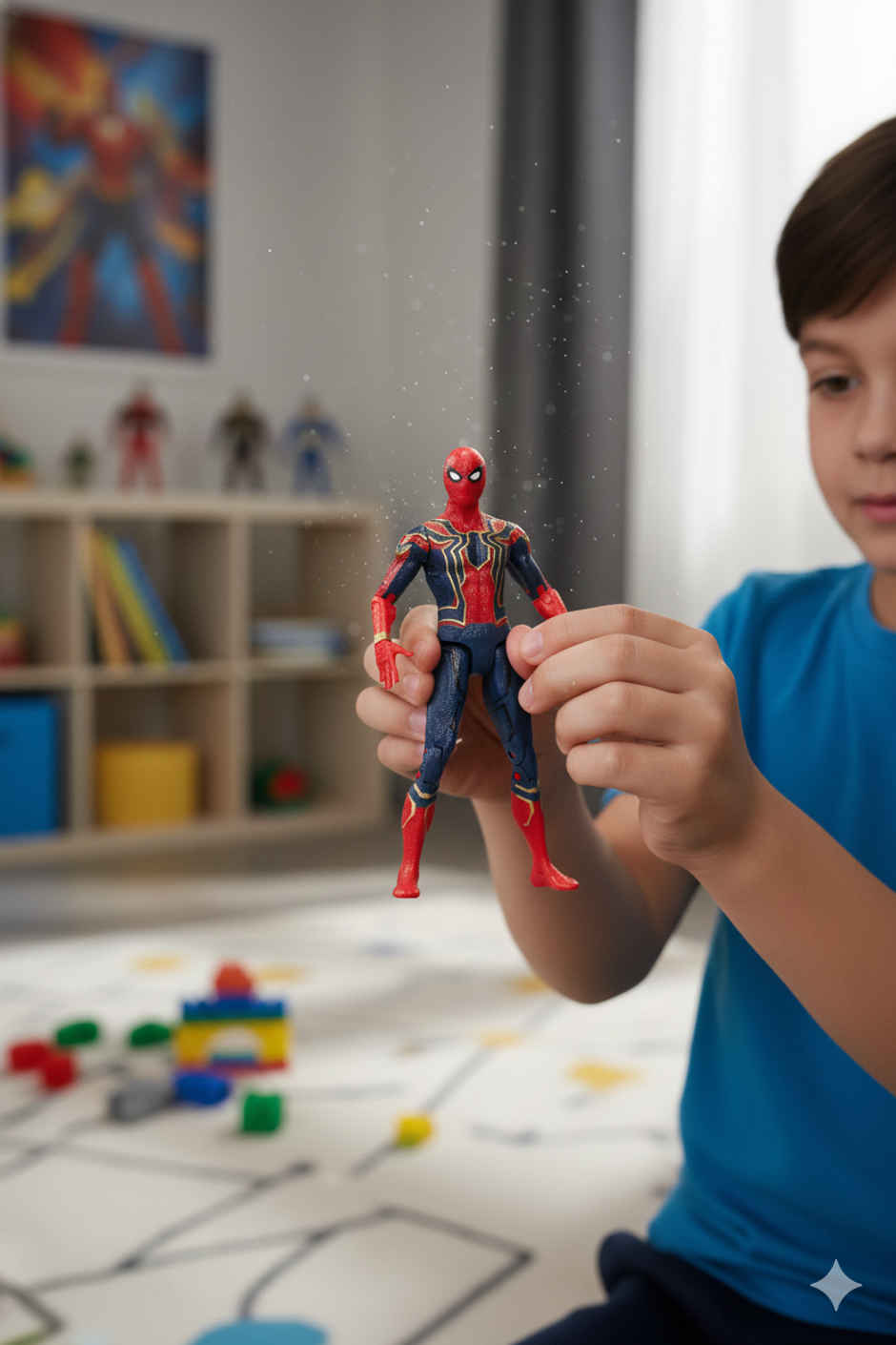 Striders Licensed Marvel Iron Spiderman Action Figure Toy | 7 inch