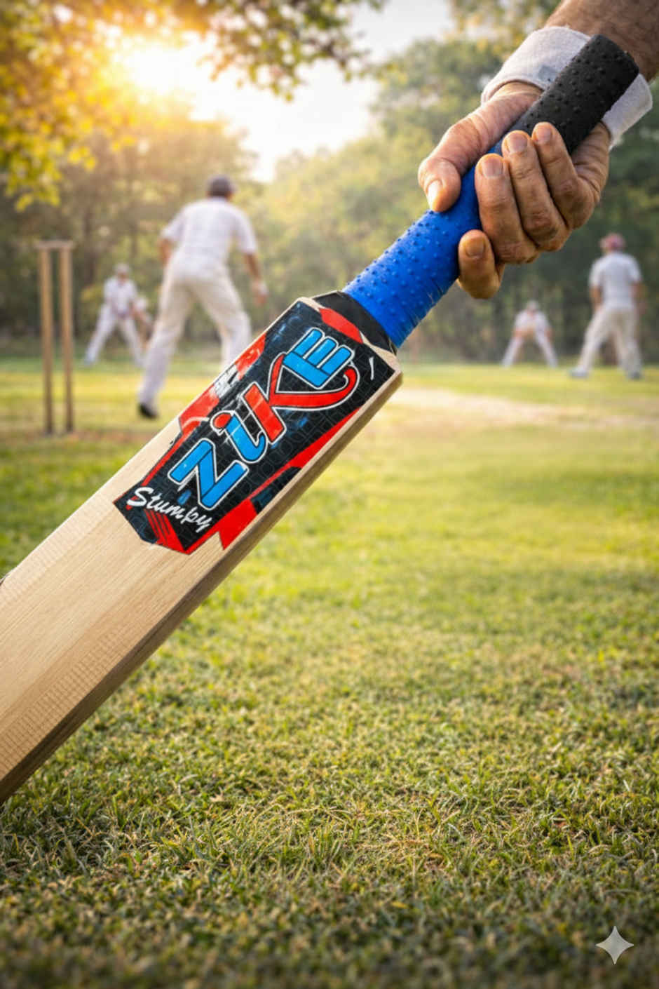 Zike Stumpy Wooden Bat (Size-5)