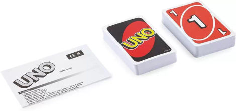 Mattel Games Uno Playing Card Game