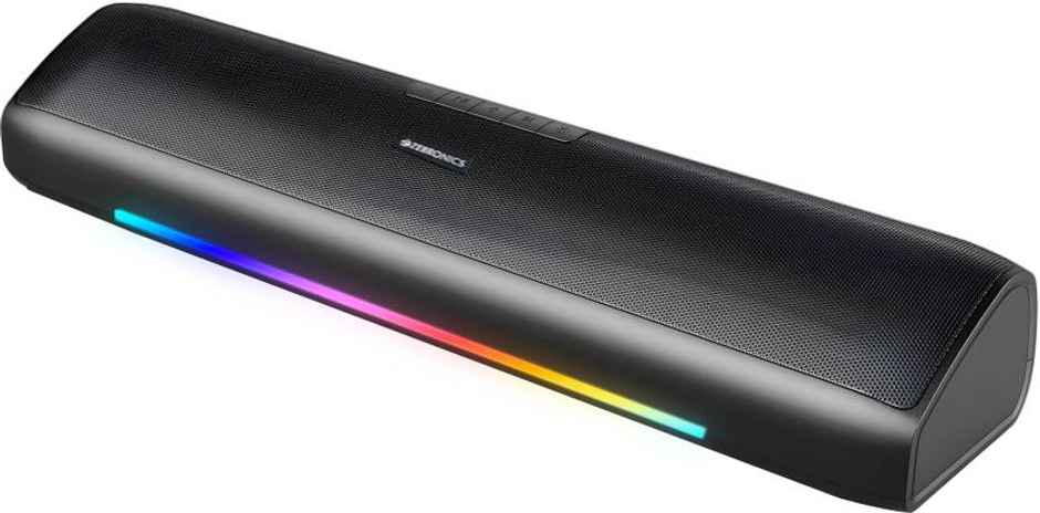 Zebronics Vita Bar 200 Compact BT Soundbar with 24W RMS Output, Multicolor LED, upto 8hr Backup and TWS mode