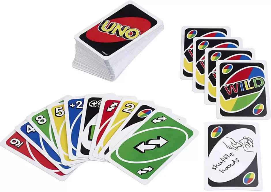 Mattel Games Uno Playing Card Game