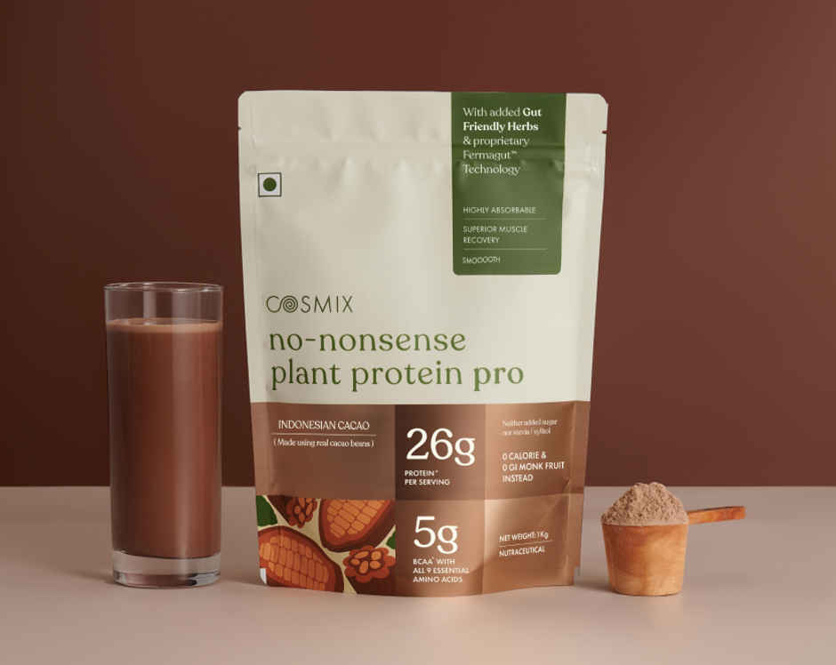 Cosmix No-Nonsense Pro Plant Protein Indonesian Cacao, 26g Protein