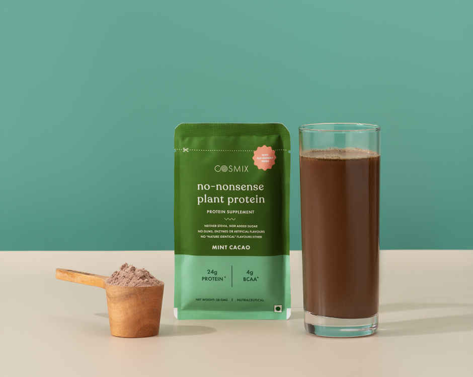 Cosmix No-Nonsense Plant Protein Mint Cacao, 24g Protein