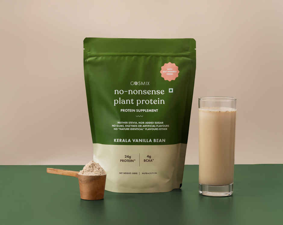 Cosmix No-Nonsense Plant Protein Kerala Vanilla Bean, 24g Protein