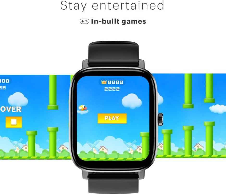 Noise Colorfit Icon 2 Smartwatch with Bluetooth Calling | 1.8" Display | SpO2 Sensor - Jet Black