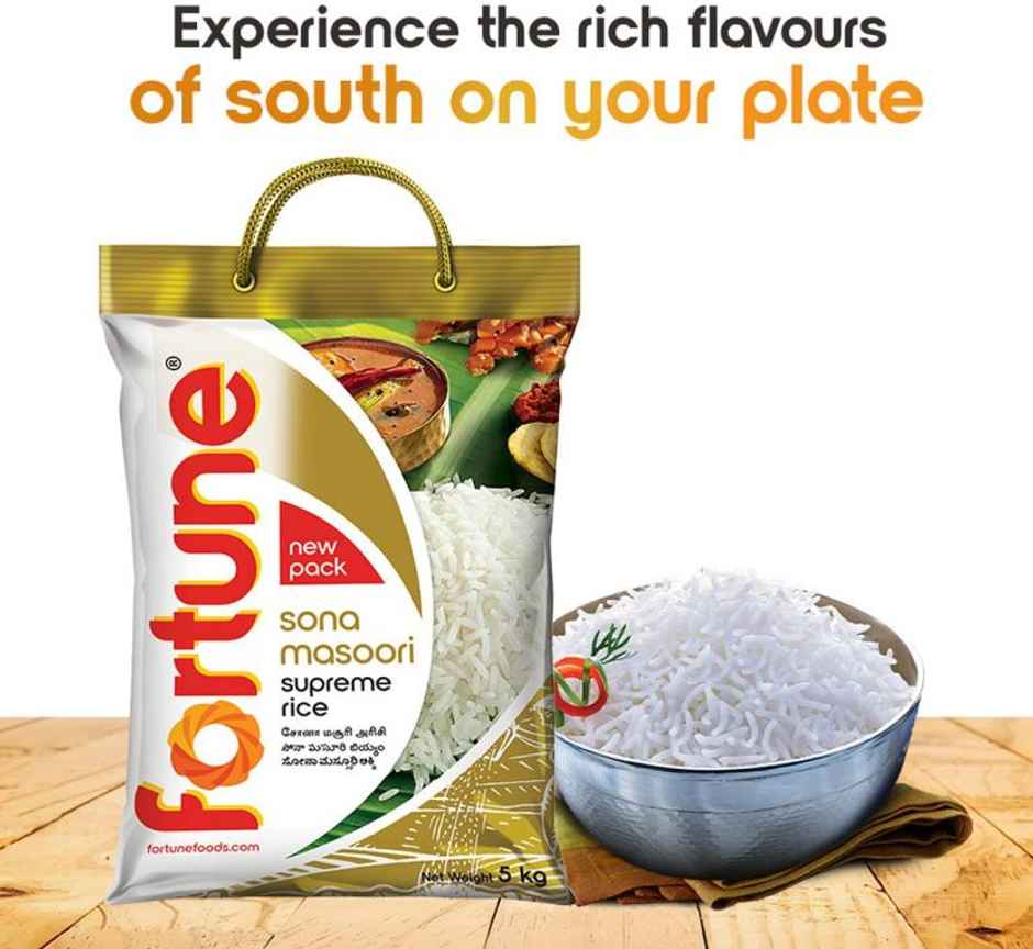 Fortune Sona Masoori Supreme Raw Aged Rice