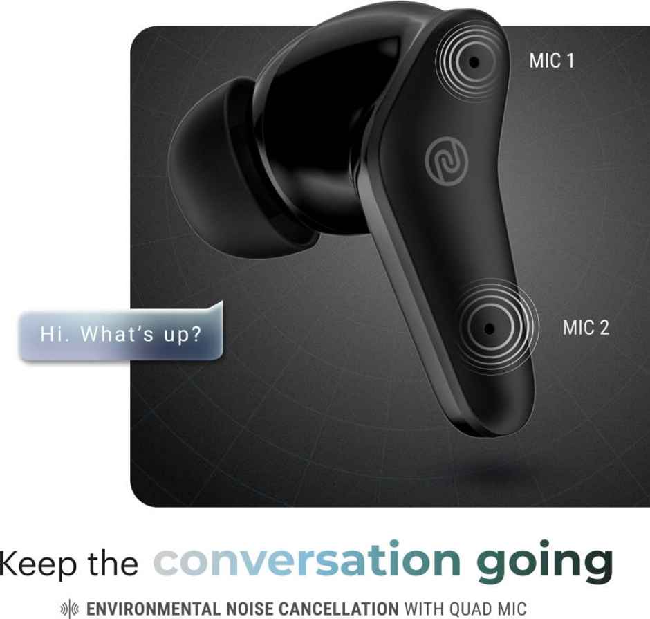 Noise Buds Vs102 Pro Truly Wireless Bluetooth Earbuds - Jet Black