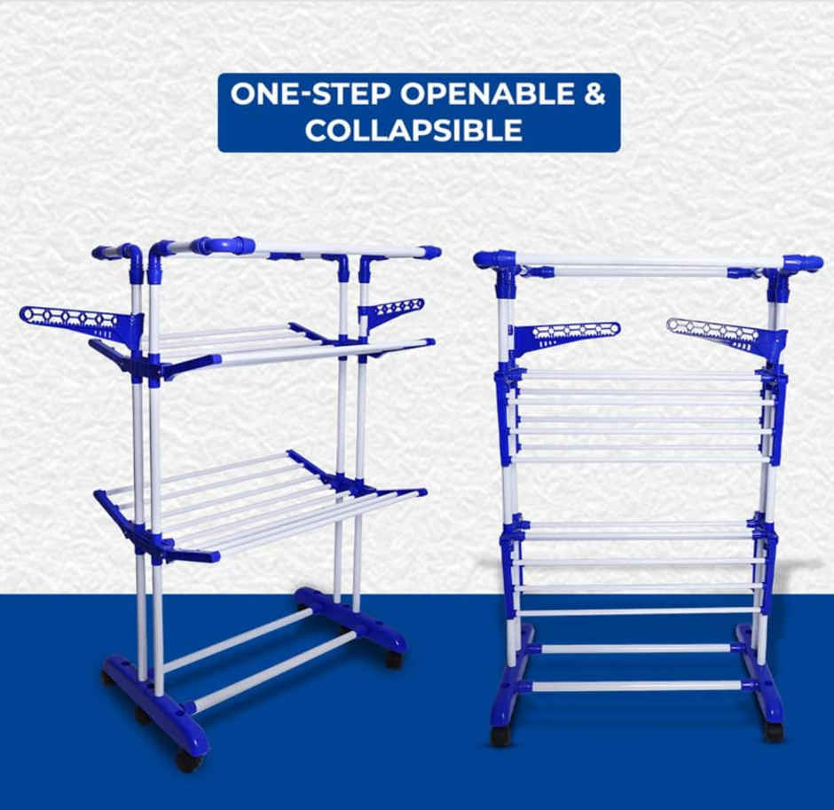 Peng Essentials Superload Cloth Drying Stand - Pre-Assembled, Spacious Drying Area