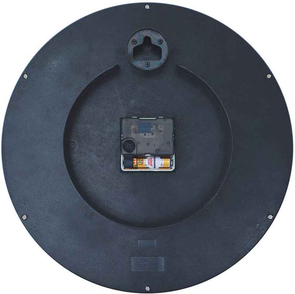 Ajanta Analog 30 cm x 29 cm Wall Clock | Blue | With Glass