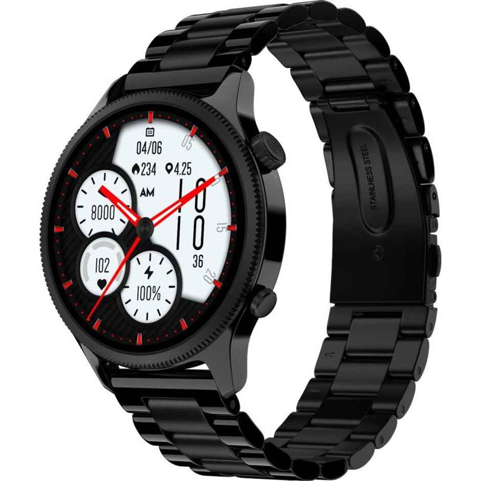 Noise Evolve 4 Smartwatch with Bluetooth Calling | 1.46" Display | SOS Technology - Elite Black