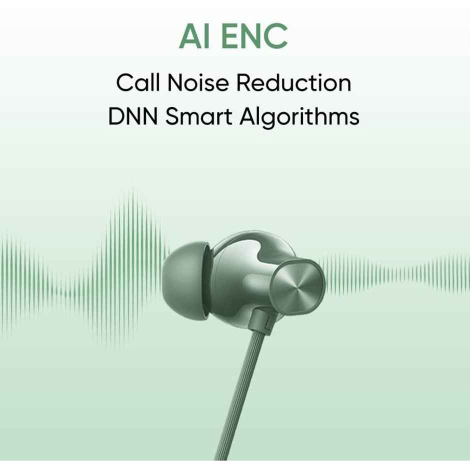 Realme Buds Wireless 3 Neo In Ear Bluetooth Neckband With 13.4 Mm Dynamic Bass Boost Driver - Green