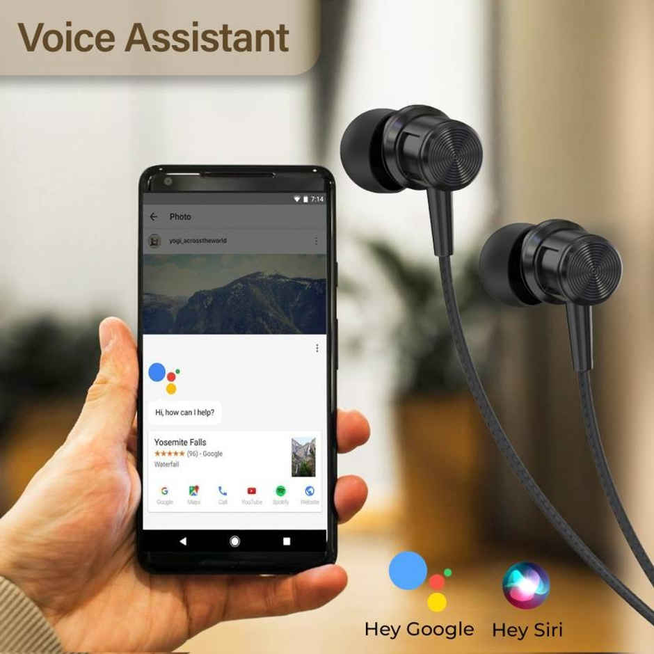 Aroma NB124 Avenger Bluetooth Neckband Upto 100 Hours Playtime, ENC, Fast Charging - Black