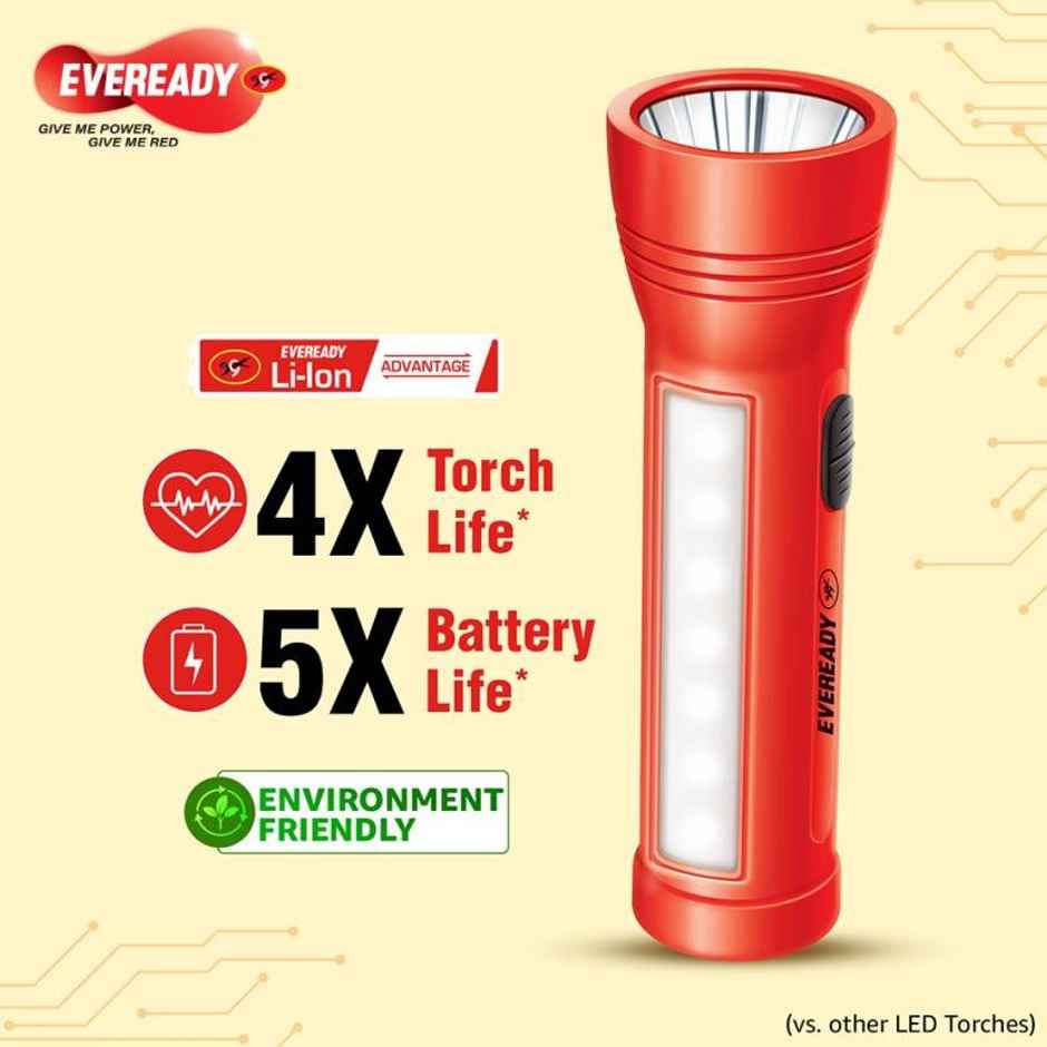 Eveready Digiled Bolt Rechargeable 1 W Torch-1 Unit