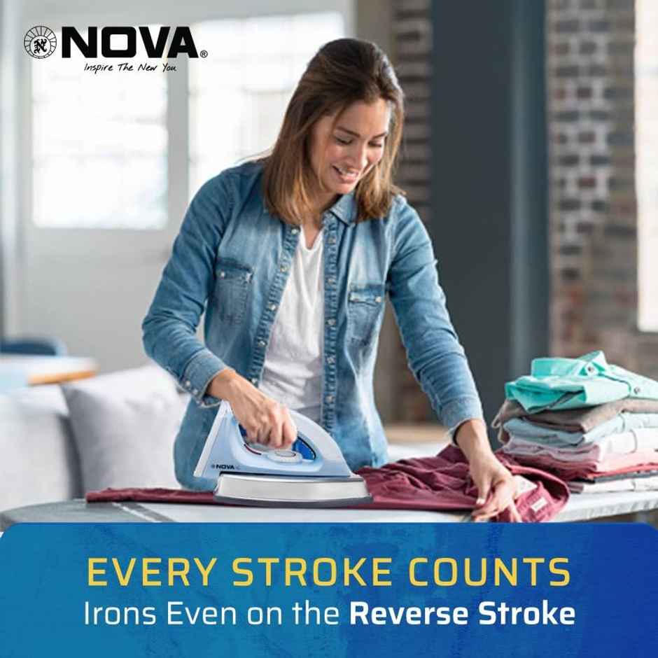 Nova Plus Ni 150 Heavy Weight 1100 W Dry Iron (Blue)