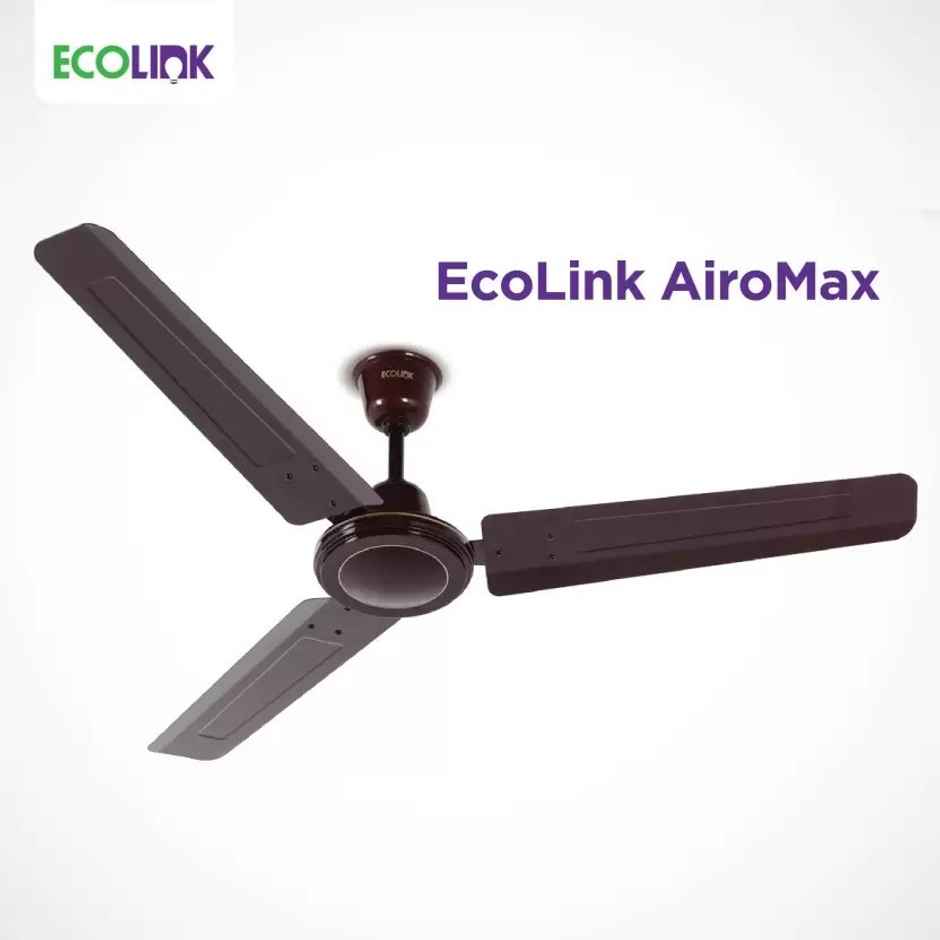 EcoLink Airomax 1200 mm Ceiling Fan 1 Star 1200 mm 3 Blade Ceiling Fan | Brown