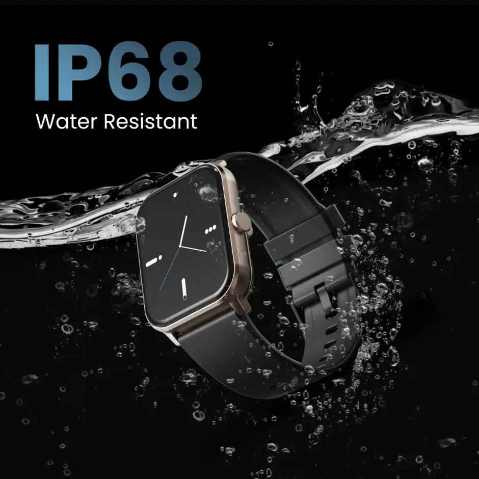 GOBOULT (Formerly Boult) Drift Bt Calling 1.69" HD , Health Monitoring Smartwatch | Sand Black