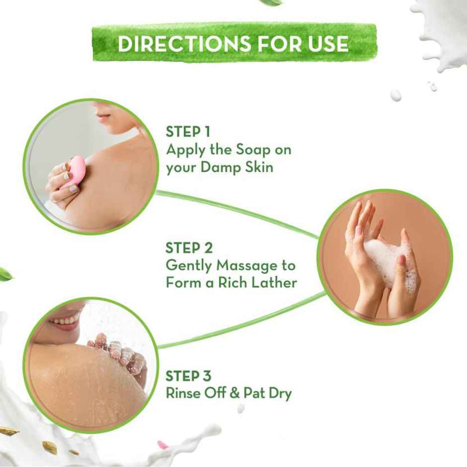 Mamaearth Multani Mitti Moisturizing Lotion Soap - Pack of 4