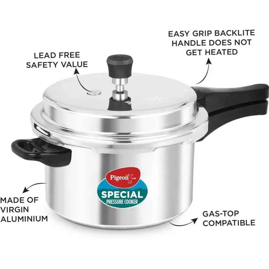 Pigeon Special 3.5 L Outer Lid Pressure Cooker | Aluminium