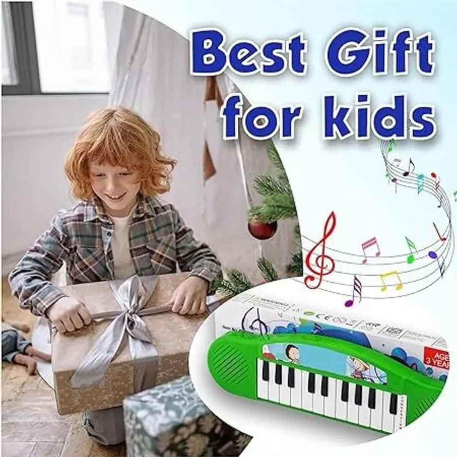 Chigy Wooh Mini Piano Keyboard, Multi-Functional 22 Keys Battery Operated | Assorted