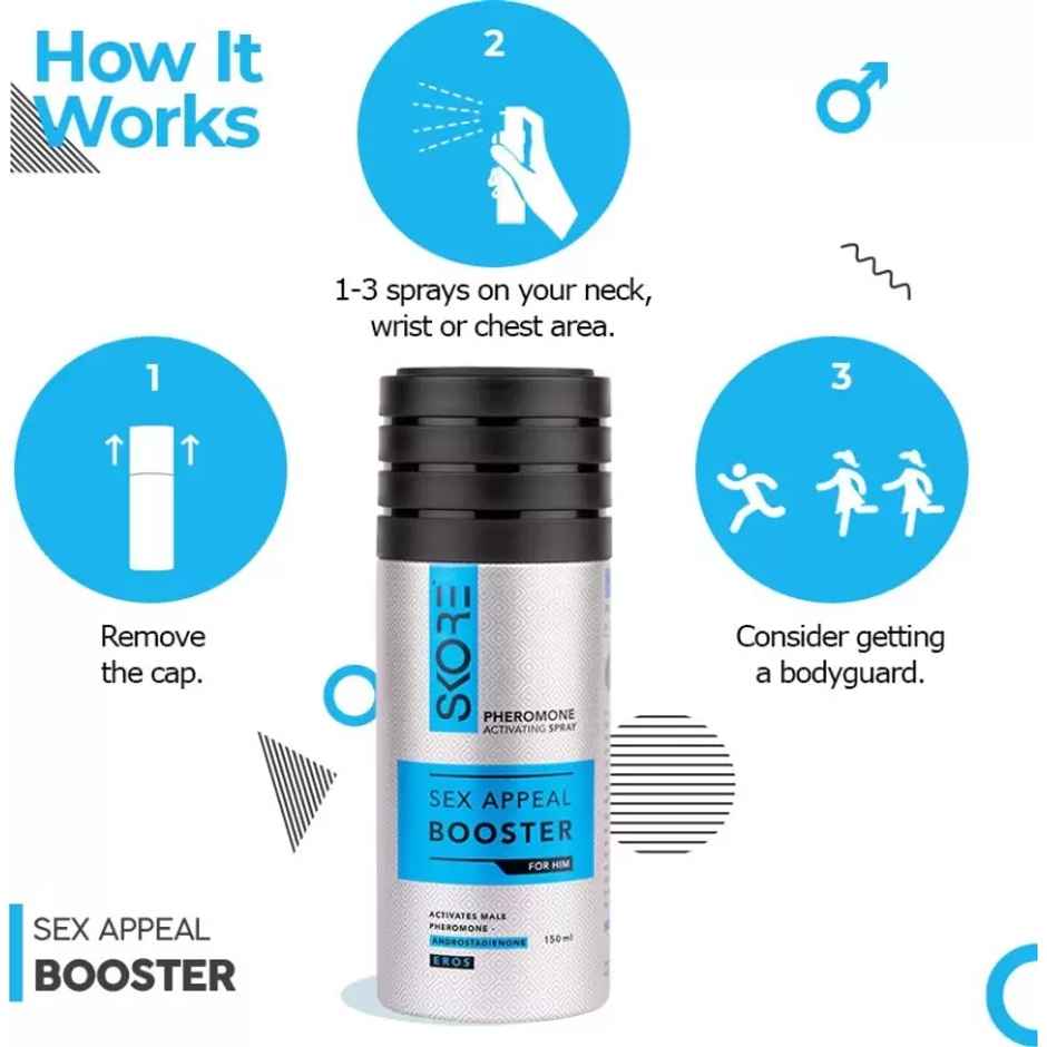 Skore Pheromone Booster Spray - Eros - For Him