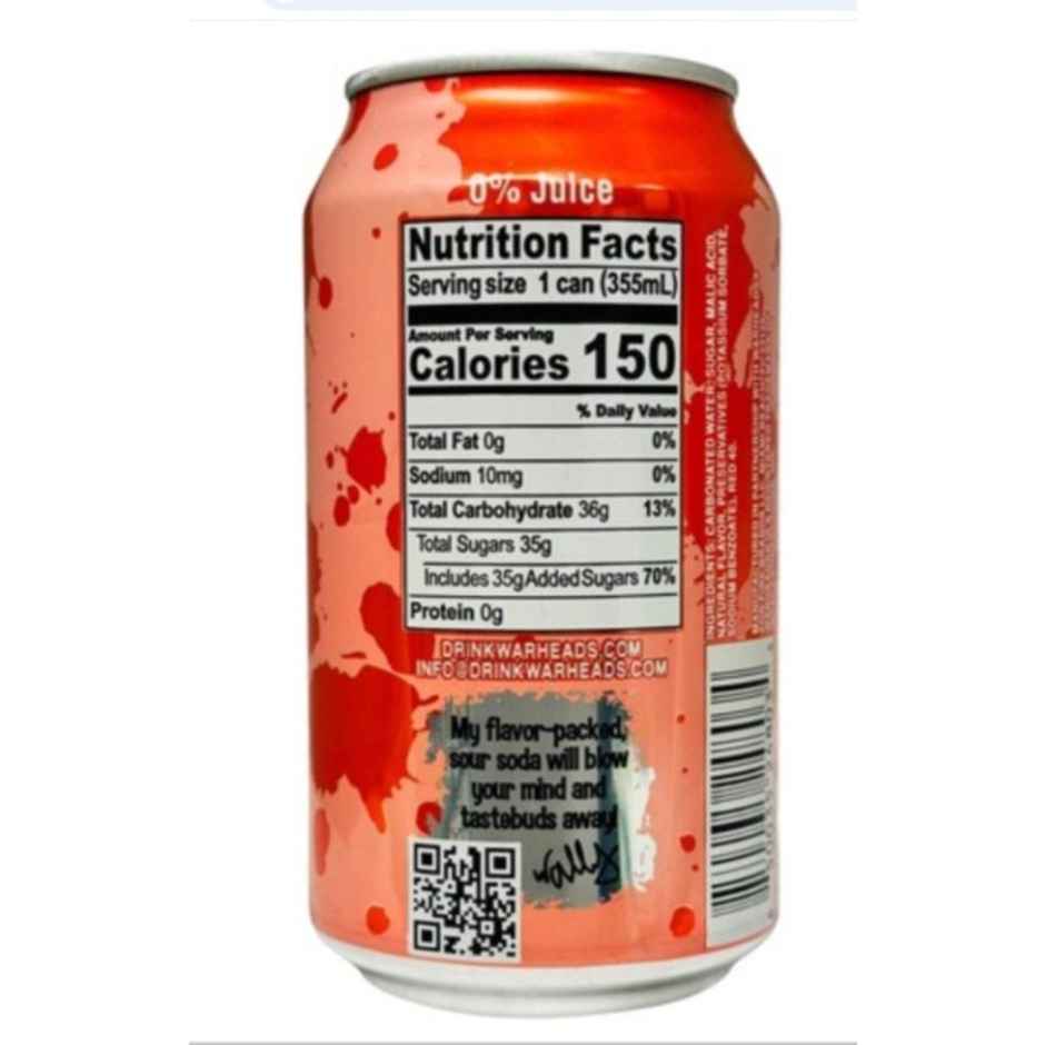 Warheads Sour Black Cherry Soda