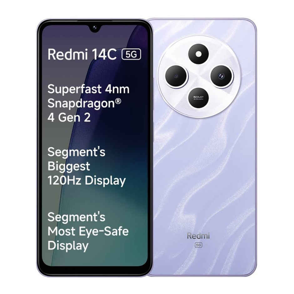Redmi 14C 5G | 6GB | 128GB | Stardust Purple