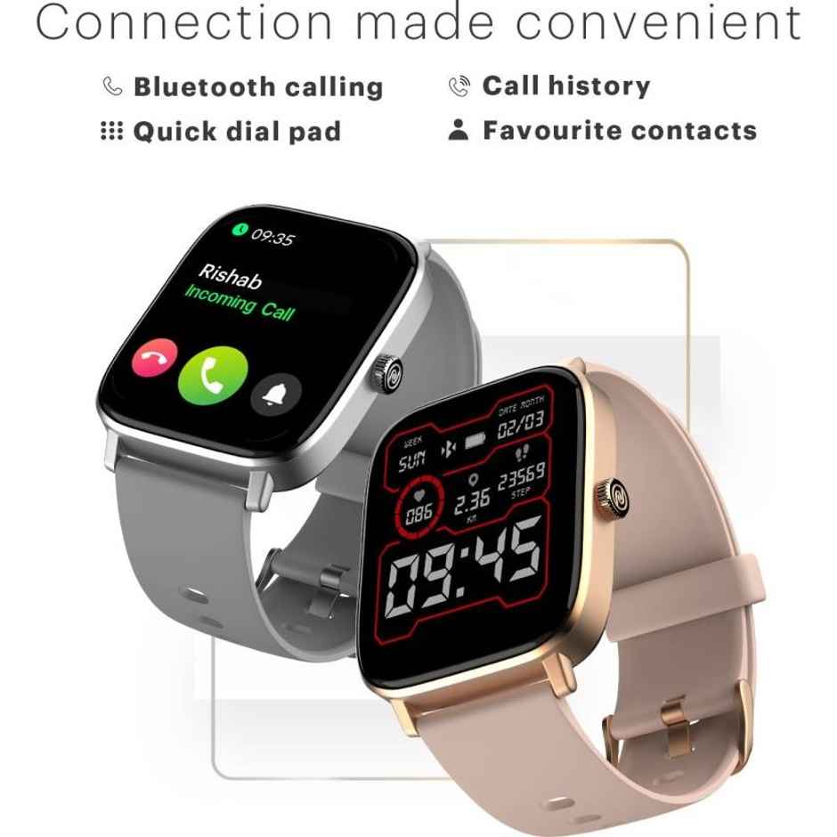 Noise Colorfit Icon 2 Smartwatch Women's Edition with Bluetooth Calling | 1.8" Display | SpO2 Sensor - Rose Pink
