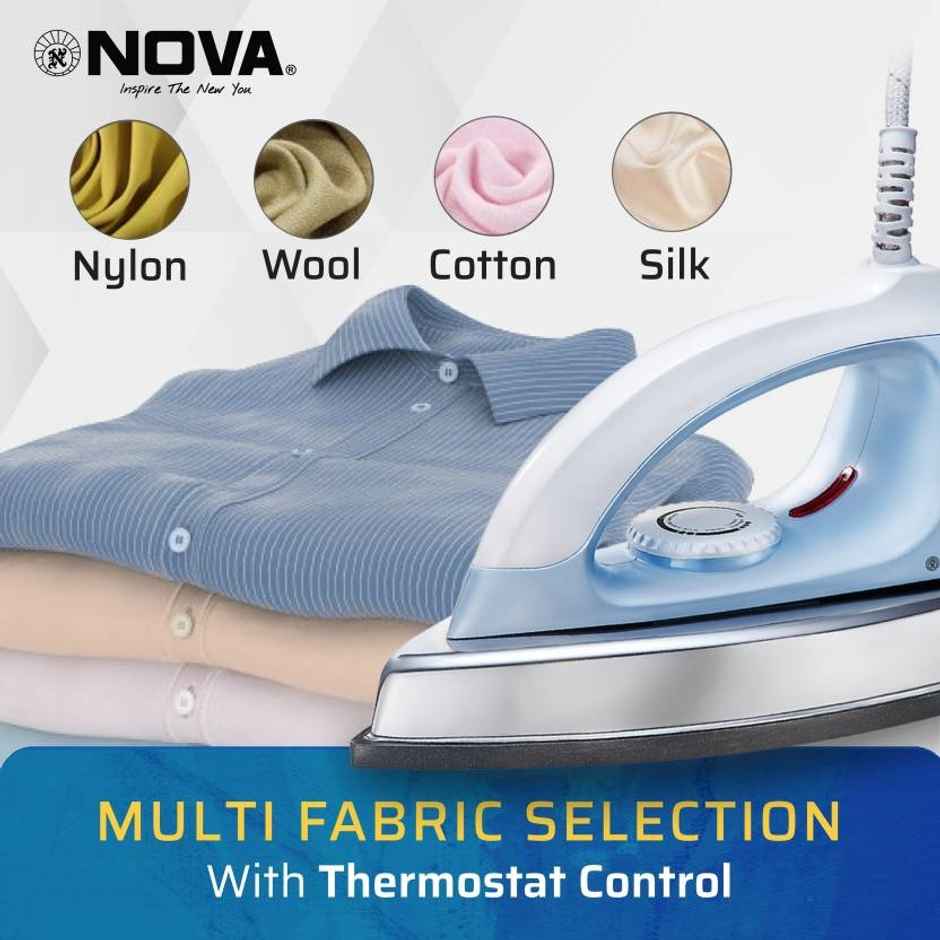 Nova Plus Ni 150 Heavy Weight 1100 W Dry Iron (Blue)