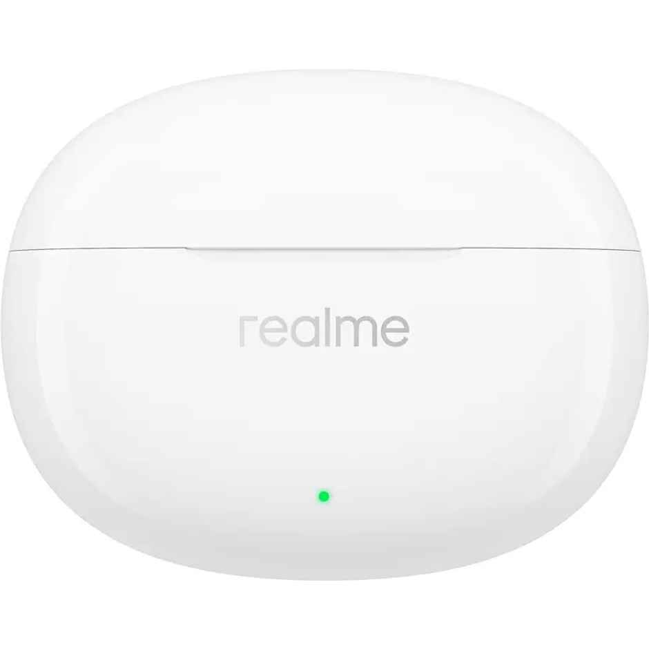 Realme Buds T110 With Ai Enc For Calls Fast Charging Bluetooth In Ear Earbuds ( White )