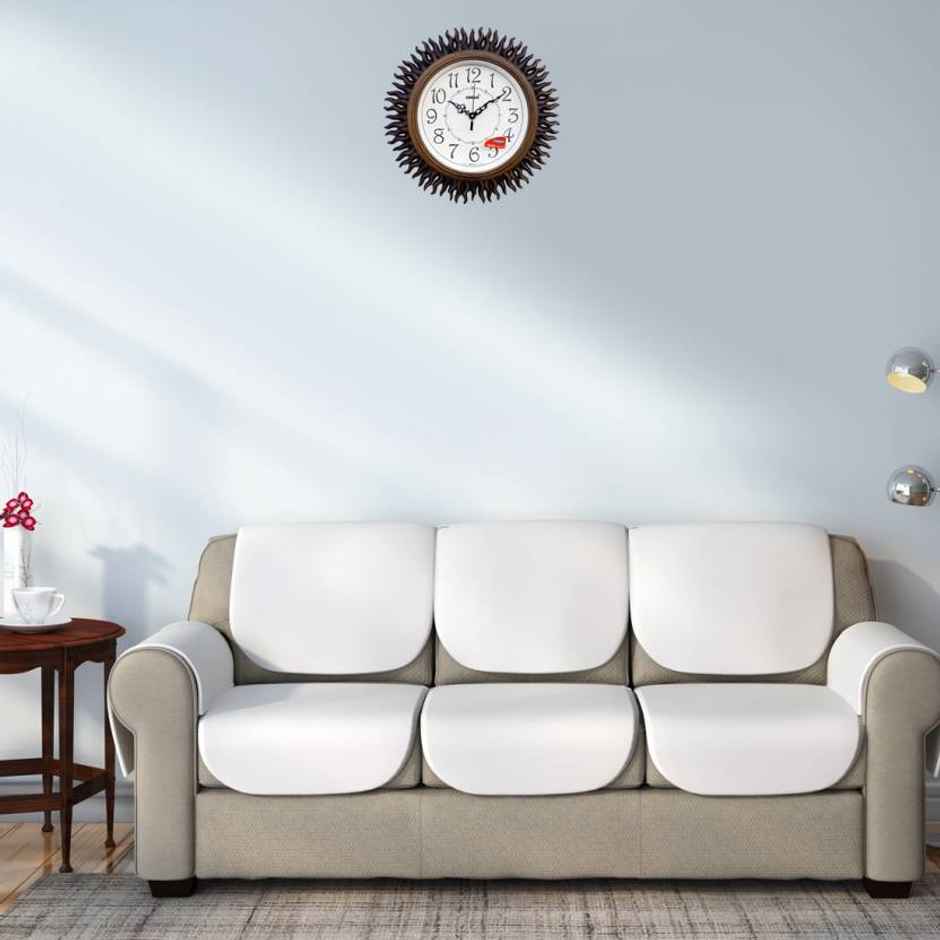 Ajanta Analog 32 cm x 32 cm Wall Clock | Multicolor | With Glass | Standard