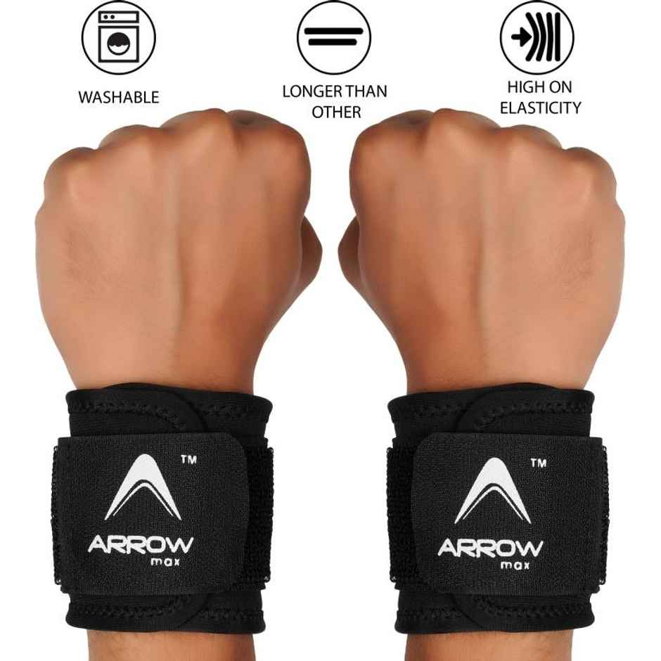 Arrowmax Wrist Support For Gym Badmninton Tennis Pain etc