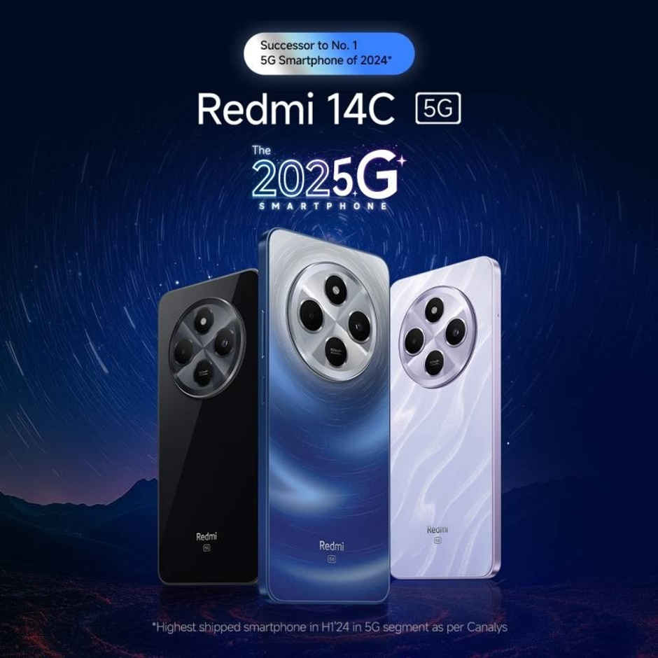 Redmi 14C 5G | 6GB | 128GB | Stargaze Black