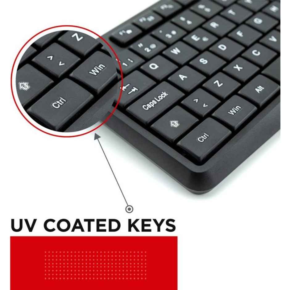 Intex IT-KB333/Corona G Wired USB Multi-device Keyboard (Black)